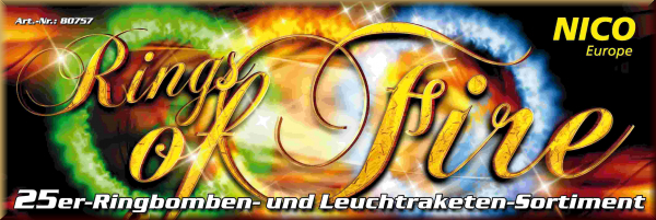 NICO Europe 80757 Rings of Fire, 25er-Rak.-Btl. - Bild 1